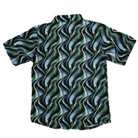 Green & Blue Mosaic Short Sleeve Shirt