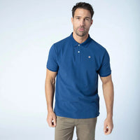 POLO SHIRT PIQUE COTTON FRENCH BLUE