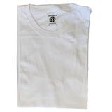 Ultra Comfort Cotton T-Shirt: White Crew Neck