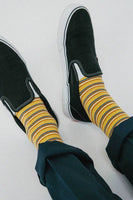 GOLD STRIPED SOCKS