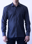 BOOS BOOS DENIM SOFT FINISH BLACK DENIM SHIRT 3X1 NOIR