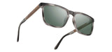 CAMP RIDGE: MATTE PEARL GREY/ WALNUT - BASIC POLARIZED G15