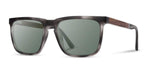 CAMP RIDGE: MATTE PEARL GREY/ WALNUT - BASIC POLARIZED G15