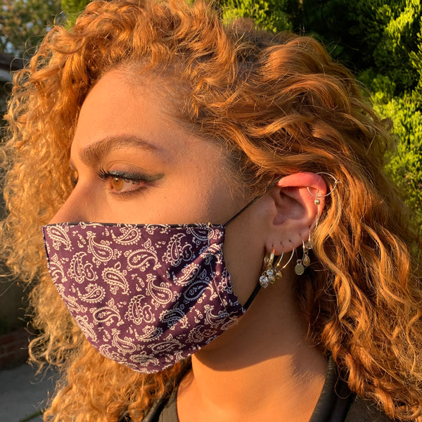 PAISLEY 4-PACK REVERSIBLE FACE MASK