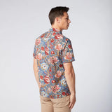 SHORT SLEEVE FLORAL SHIRT