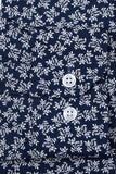 NAVY FLORAL DRESS SHIRT