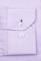 PURPLE HERRINGBONE DRESS SHIRT