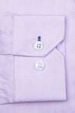 PURPLE HERRINGBONE DRESS SHIRT